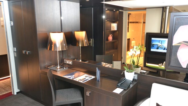 Royal Suites also feature a modest desk area.