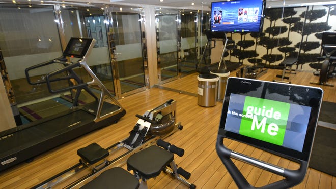 The Scenic Gem also is home to a small fitness center with a treadmill, rowing machine and stationary bike.
