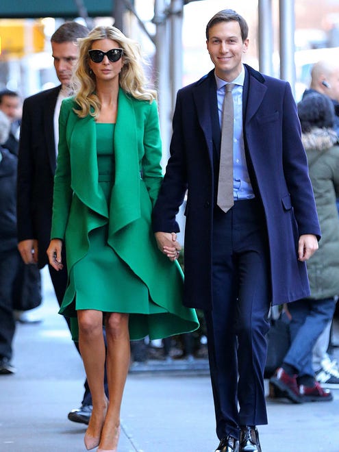 Ivanka Trump and her husband Jared Kushner are seen out in Manhattan. Kushner is a senior advisor to President-elect Trump.