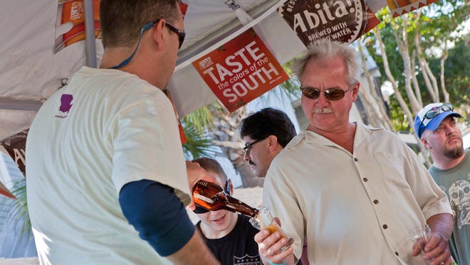 Baytowne Wharf Beer Fest features samples from more than 50 breweries, including seven Florida brewers at the Beer from Around Here event.