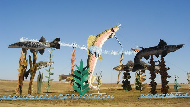 North Dakota: You don't have to worry about the kids asking “Are we there yet?” as you drive along the Enchanted Highway between Regent and Gladstone, N.D. Towering metal sculptures along the 32-mile route will keep their attention and provide opportunities for unique vacation photos. Start at Gladstone just off Interstate 94 and head south for the best views of the north-facing statues. Pose with your family below a giant tin family, or snap selfies with fanciful prairie creatures like pheasants, deer and a grasshopper. The stagecoach and horses titled "Teddy Roosevelt Rides Again" will get you warmed up for a visit at Theodore Roosevelt National Park ($25 per vehicle), 48 miles due west of Gladstone. Get panoramic views of the North Dakota badlands, see buffalo and explore historic buildings.