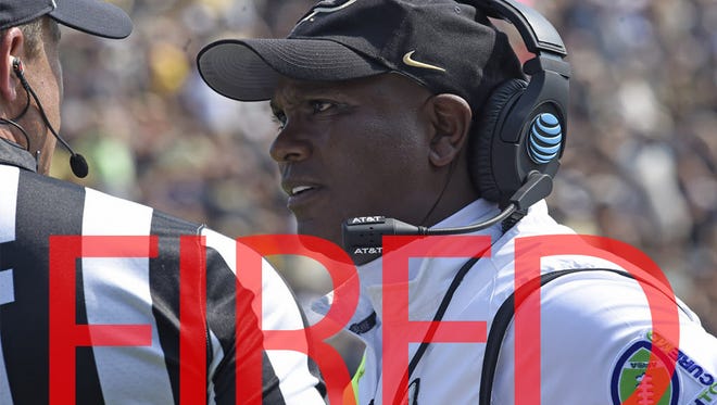 Purdue fired coach Darrell Hazell on Oct. 16. Hazell went 9-33 in three-plus seasons in charge of the Boilermakers, including a 3-3 start to 2016.