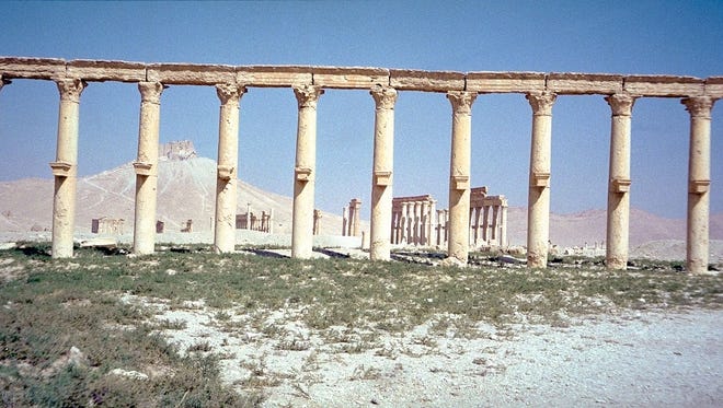 ISIS is approaching Palmyra in Syria and many are concerned the ancient ruins will be damaged. This 1999 photo shows some of the ruins.