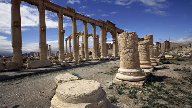 Islamic State fighters advanced to the gates of ancient Palmyra on May 14, 2015, according to reports. There are fears the group will damage the ancient ruins like they have other artifacts in Iraq.
