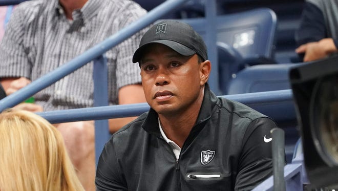 In September Tiger Woods watched Rafael Nadal play Juan Martin del Potro during the U.S. Open in Ashe Stadium at the USTA Billie Jean King National Tennis Center.