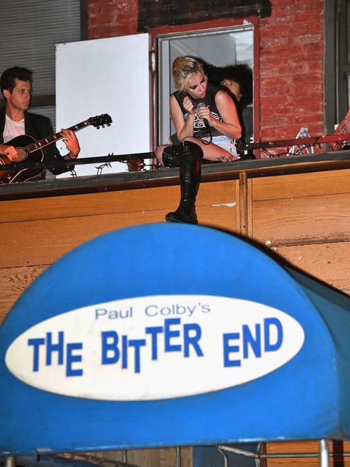 Who says you can't go home again? Lady Gaga isn't buying into the adage. As proof, she took her Dive Bar Tour back to the club where she began her career, New York's The Bitter End on Thursday.