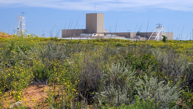 The Waste Isolation Pilot Plant near Carlsbad, N.M., stores nuclear waste from the research and production of nuclear weapons in an ancient salt bed almost a half mile underground. Its first shipment arrived March 26, 1999.