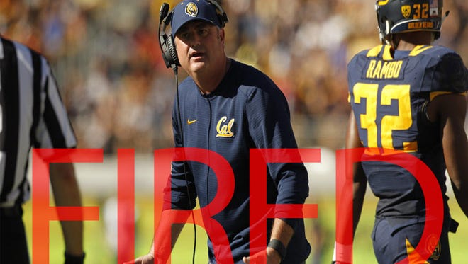 Cal fired coach Sonny Dykes on Jan. 8. Dykes went 19-30 in his four years in charge of the Golden Bears.