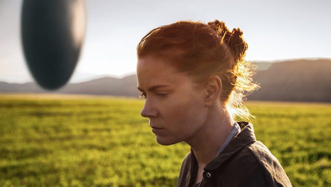 Amy Adams plays Louise Banks, a linguist hired to decipher an alien language, in the upcoming film 'Arrival.'