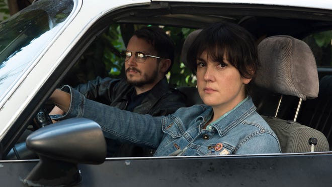 Tony (Elijah Wood, left) and Ruth (Melanie Lynskey) are an unlikely crime-solving duo in 'I Don't Feel at Home in This World Anymore.'