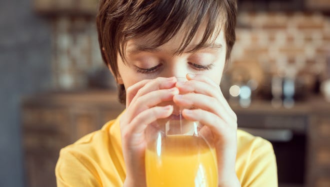Kids 4 to 6 years old should be limited to four to six ounces of fruit juice daily.