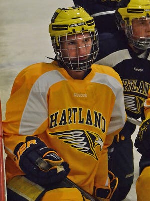 Hartland junior Josh Albring had 34 goals and 47 assists last season as part of a powerful first line.