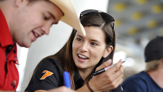 Danica Patrick and Ricky Stenhouse Jr. came onto the Nationwide Series circuit together, in 2010." We got along from the very beginning,"Patrick says of Stenhouse.