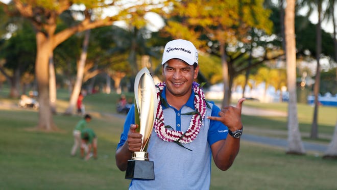 Week 8 - Fabian Gomez, Sony Open in Hawaii golf tournament at Waialae Country Club.