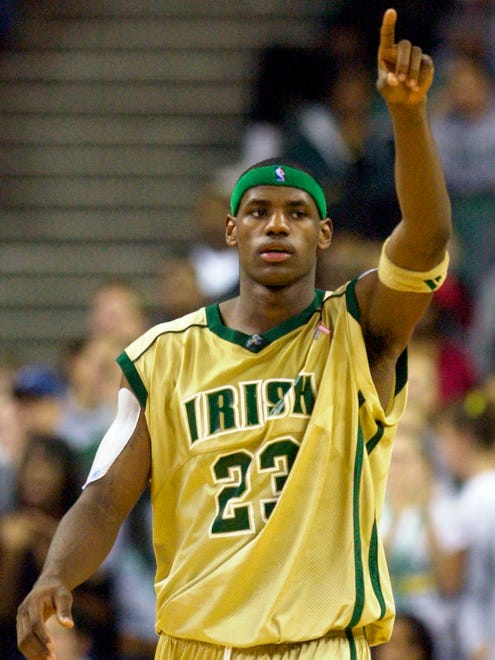 Flip through the gallery to see NBA players -- both current and former -- in high school and college.