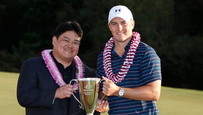 Week 7 - Jordan Spieth, Hyundai Tournament of Champions golf tournament at Kapalua Resort - The Plantation Course.