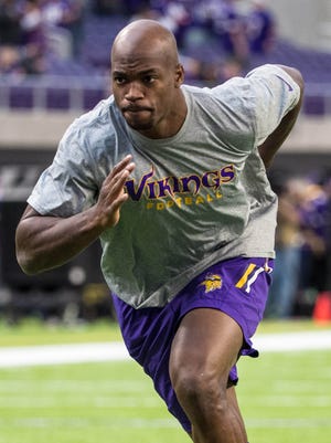 RB Adrian Peterson's 10-year run with the Minnesota Vikings ended earlier this month.