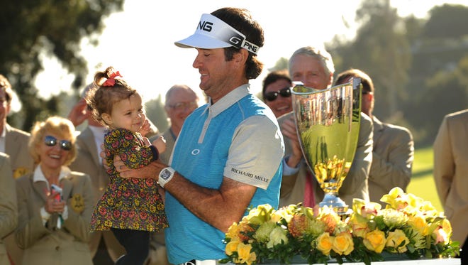 Bubba Watson, Northern Trust Open golf tournament at Riviera Country Club.