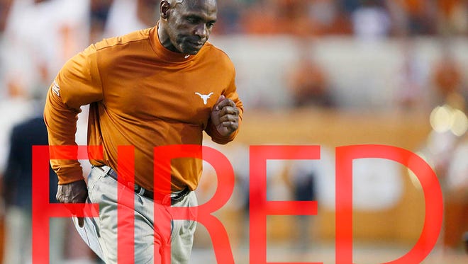 Charlie Strong was fired as Texas' head coach on Nov. 26 after going 16-21 in three seasons with the Longhorns.
