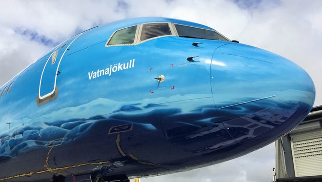 Icelandair has named a Boeing 757 airplane after Iceland's largest glacier, which is home to three  active volcanoes.