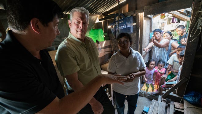 Former Vice President Al Gore in climate-change documentary 'An Inconvenient Sequel: Truth to Power,' which premiered at the Sundance Film Festival.