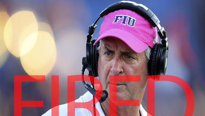 Florida International fired coach Ron Turner on Sept. 25 following an 0-4 start. Turner went 10-30 in three-plus seasons leading the Golden Panthers.