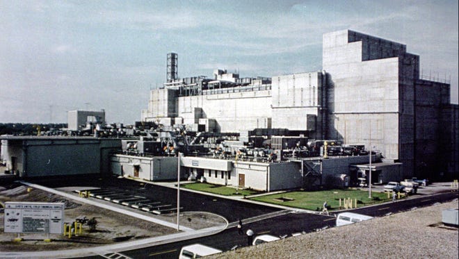 In a ceremony March 12,1996, radioactive waste processing began at the Defense Waste Processing Facility at the Department of Energy's Savannah River Site, the largest waste vitrification plant in the world, transforming radioactive liquid waste into glass for safe disposal and storage.