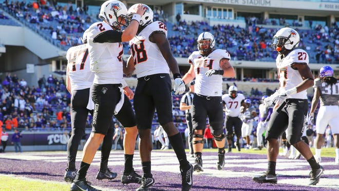 No. 11 Oklahoma State Cowboys (10-3 record in 2016).