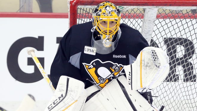 Marc-Andre Fleury has won three Stanley Cups with the Pittsburgh Penguins.