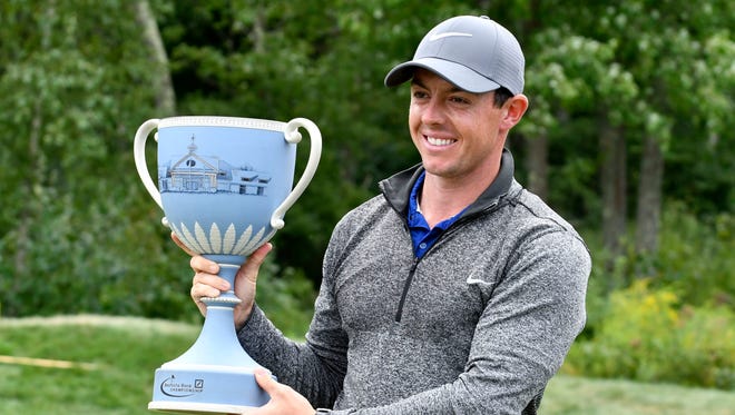 Week 41 - Rory McIlroy: Deutsche Bank Championship golf tournament at TPC of Boston.