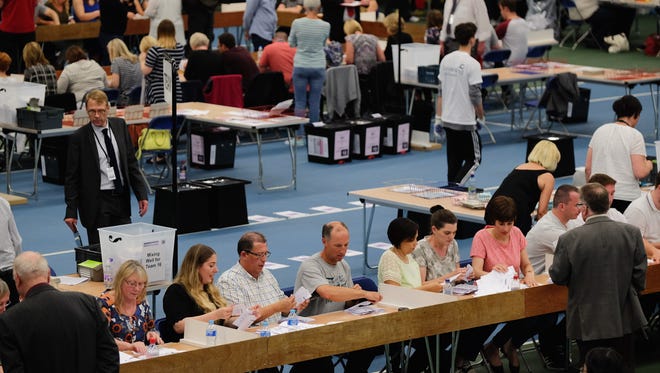 The North East region European Union referendum count takes place in Sunderland, United Kingdom.