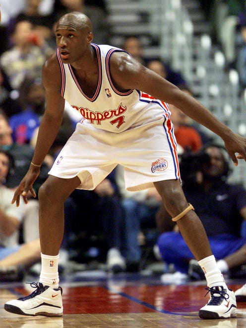 Los Angeles' Lamar Odom during the Clippers' game against the Heat at the Staples Center. (Dec 1999)