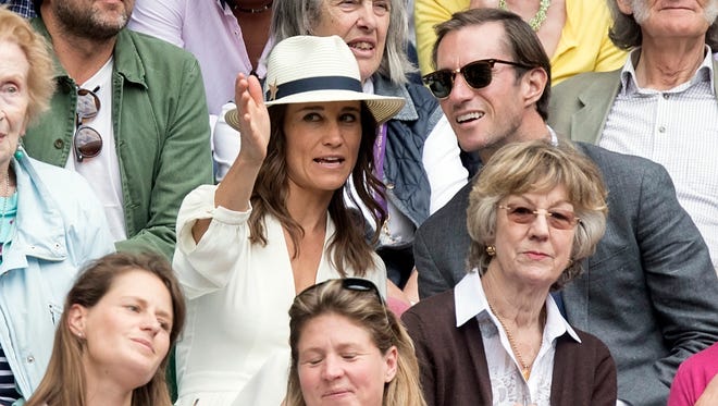 Pippa Middleton and her husband James Matthews in attendance in the Royal Box.