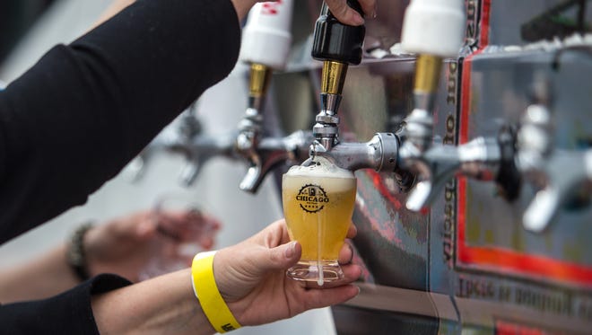 The event features 200 American craft beers, Chicago food trucks and live music.