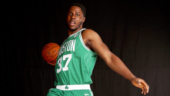 Semi Ojeleye of the Boston Celtics.