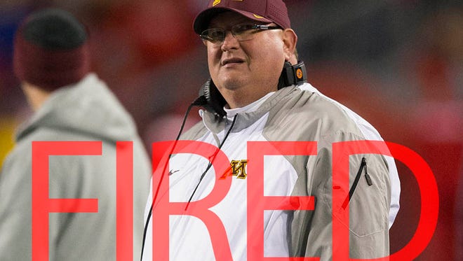 Tracy Claeys was fired on Jan. 3 following his first full season as a head coach. He’d taken over after former coach Jerry Kill stepped aside for health reasons during the 2015 season.
