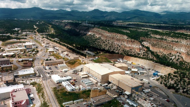 The National Nuclear Security Administration decided in early 2017 not to grant an extension of Los Alamos National Security's contract to run the Los Alamos National Laboratory, seen here from the air in 2015. It is located about 50 miles northeast of Albuquerque.
