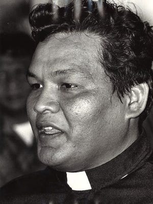 This photo of Father Raymond Techaira was taken Aug. 17, 1981.