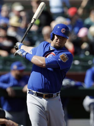 Kyle Schwarber is expected to bat leadoff for the Cubs; a greater concern is how well he'll man left field.