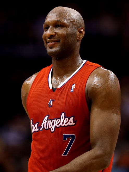 Los Angeles Clippers forward Lamar Odom against the Phoenix Suns at the US Airways Center. (Jan 2013)