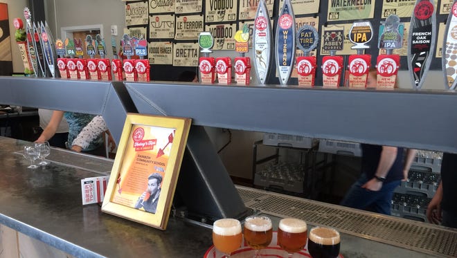 Other Asheville breweries participate in NC Beer Month, including New Belgium, which will be available at Bikes, Brews, & BBQ at Town Tavern Blowing on April 15.