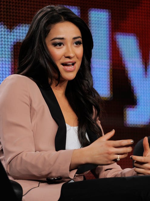 ORG XMIT: CACP101 Shay Mitchell, a cast member in the ABC Family series "Pretty Little Liars," is pictured during the Disney ABC Television Critics Association winter press tour in Pasadena, Calif., Monday, Jan. 10, 2011. (AP Photo/Chris Pizzello)