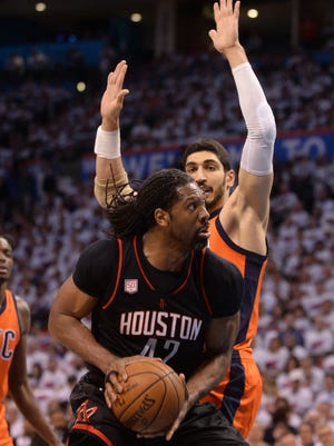 Nene had a team-high 28 points in the Rockets' Game 4 win over the Thunder.