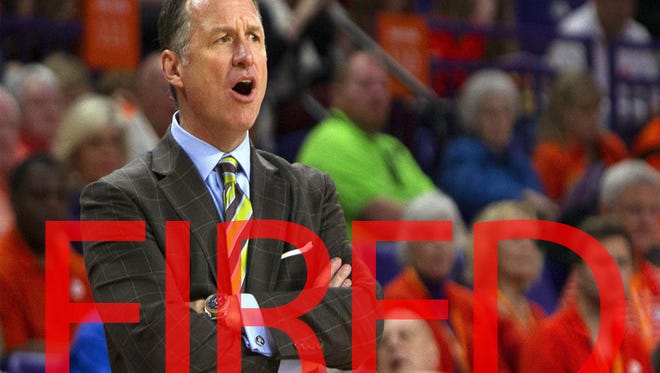 Mark Gottfried was fired by North Carolina State after going 123-86 with four NCAA tournament appearances in six seasons.