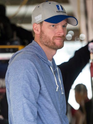 Dale Earnhardt Jr. was in a little too much of a hurry to make it to Texas Motor Speedway on Sunday.