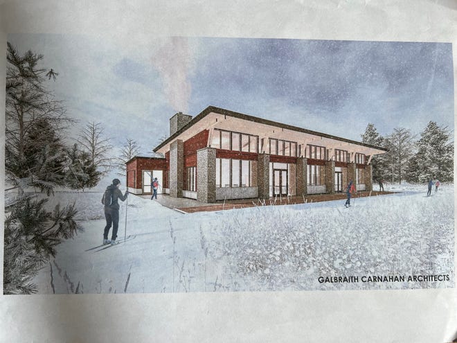 This updated rendering shows how Lapham Lodge is expected to look once construction is done in early 2025. The 5,000-square-foot facility, in the 1,100-acre Lapham Peak Unit in the town of Delafield, was expected to break ground on March 19 and begin construction April 1.