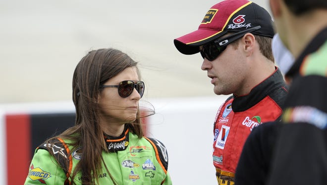 Danica Patrick and Ricky Stenhouse will compete against each other on the Sprint Cup circuit this season. Each will be a candidate for rookie of the year.